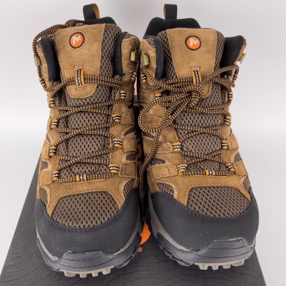 Merrell Moab 2 Mid WP Earth Brown Waterproof Hiking Boots J06051 Mens 9.5 M - Picture 2 of 8